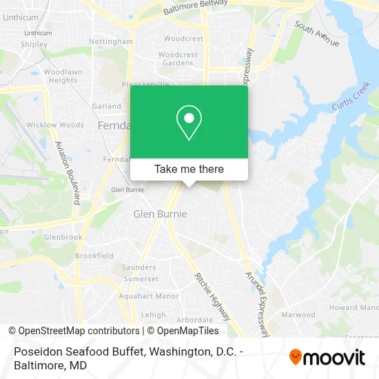 Poseidon Seafood Buffet map