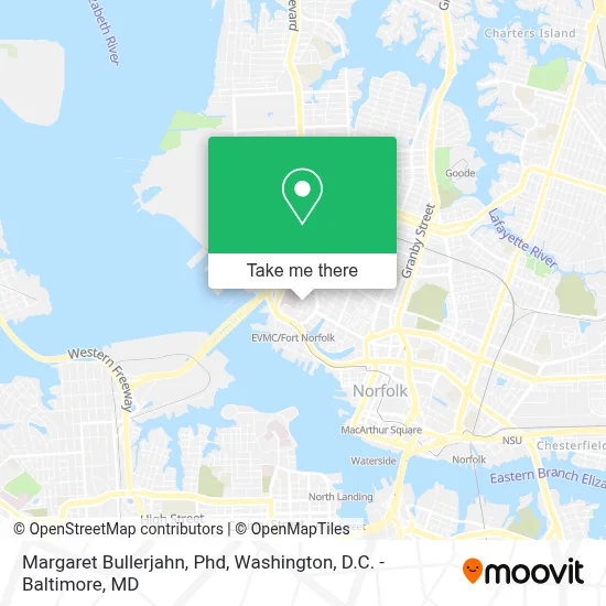 Margaret Bullerjahn, Phd map