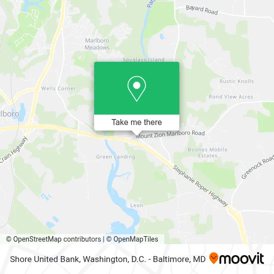 Shore United Bank map