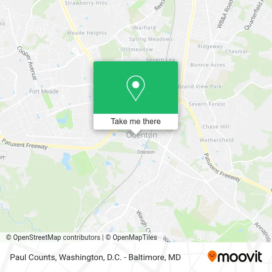 Paul Counts map