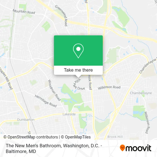 The New Men's Bathroom map