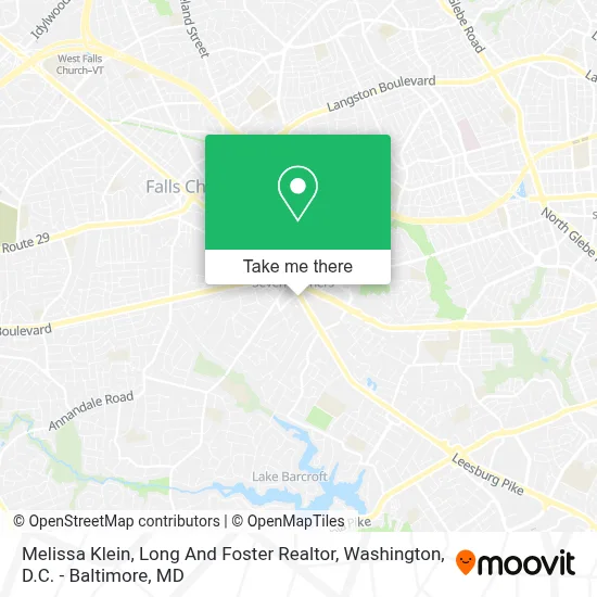 Melissa Klein, Long And Foster Realtor map