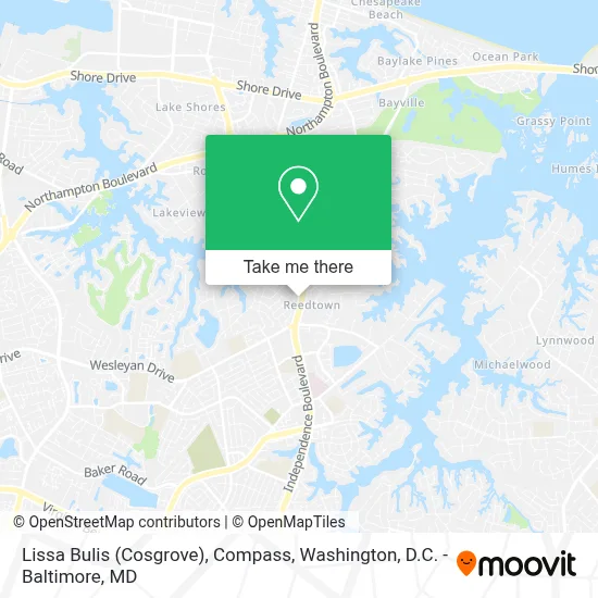 Lissa Bulis (Cosgrove), Compass map