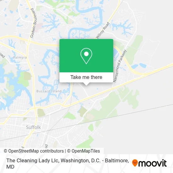 The Cleaning Lady Llc map