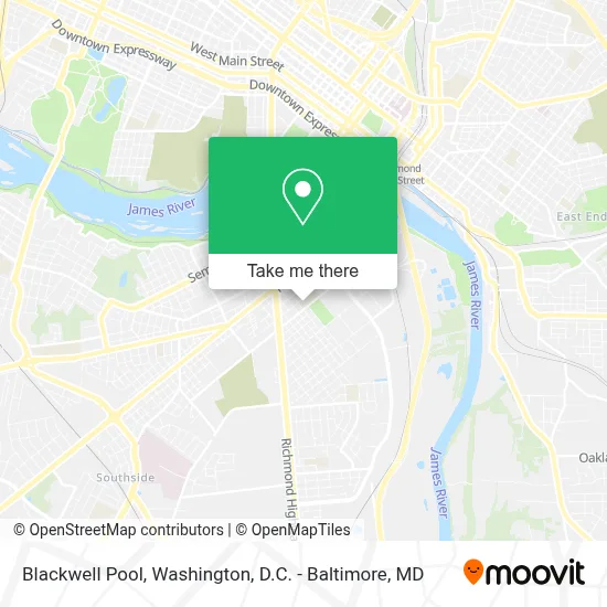 Blackwell Pool map