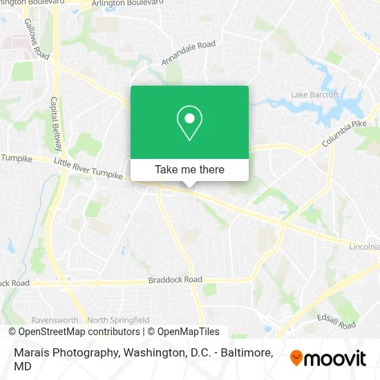 Marais Photography map