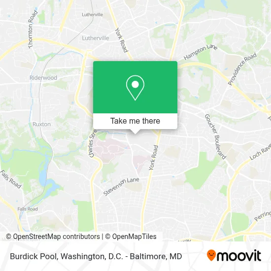 Burdick Pool map