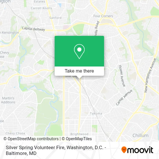 Silver Spring Volunteer Fire map