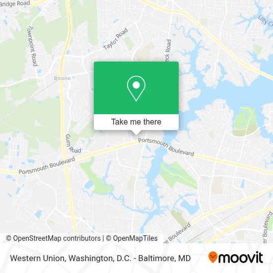 Western Union map