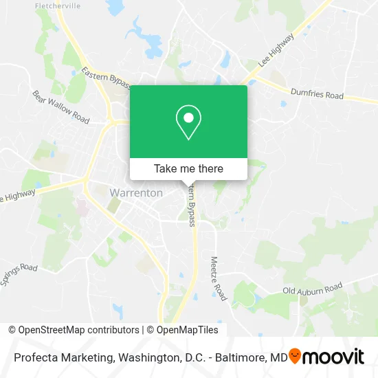 Profecta Marketing map