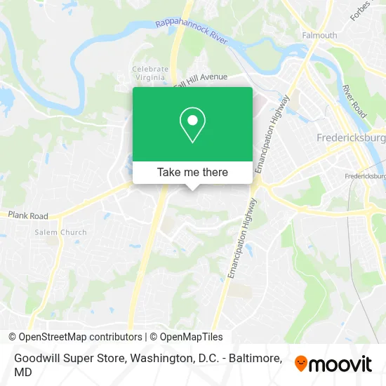 Goodwill Super Store map