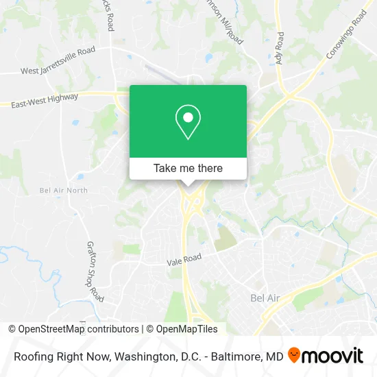 Roofing Right Now map