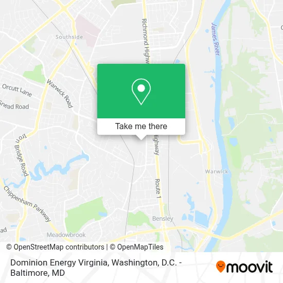 Dominion Energy Virginia map