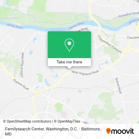 Familysearch Center map