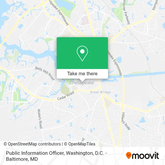 Public Information Officer map