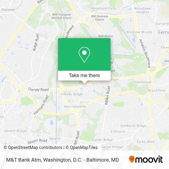 M&T Bank Atm map