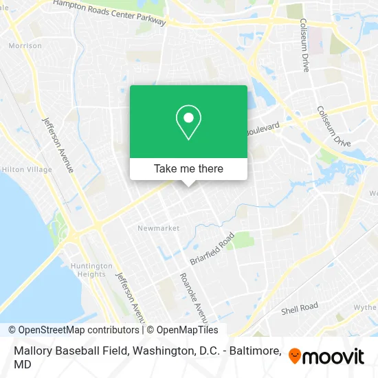 Mallory Baseball Field map