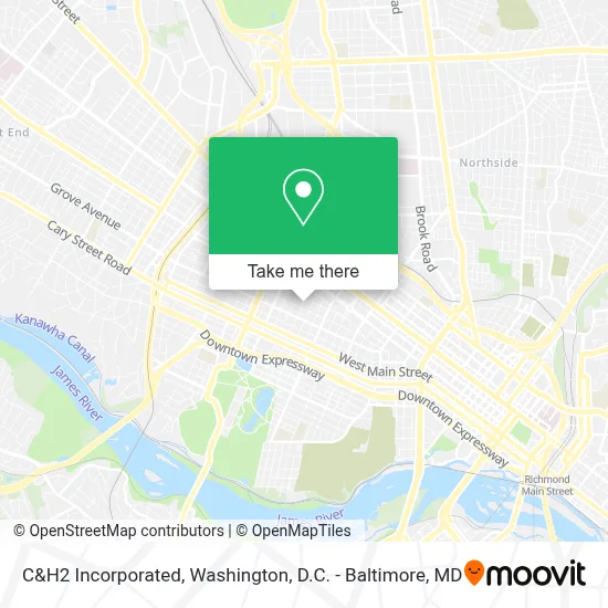 C&H2 Incorporated map