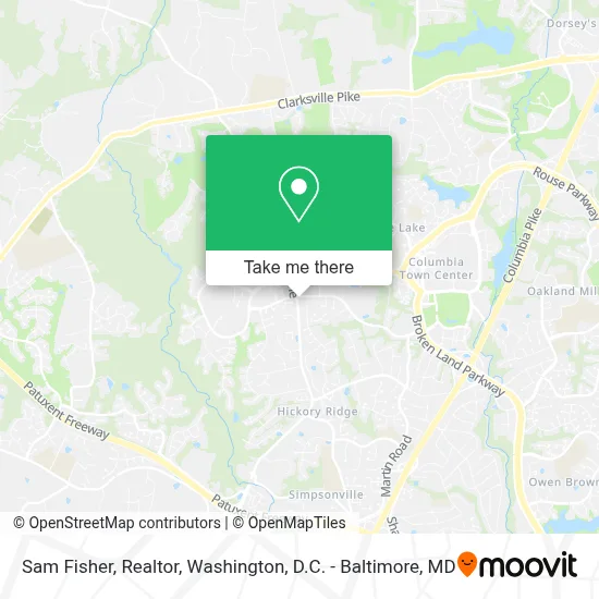 Sam Fisher, Realtor map