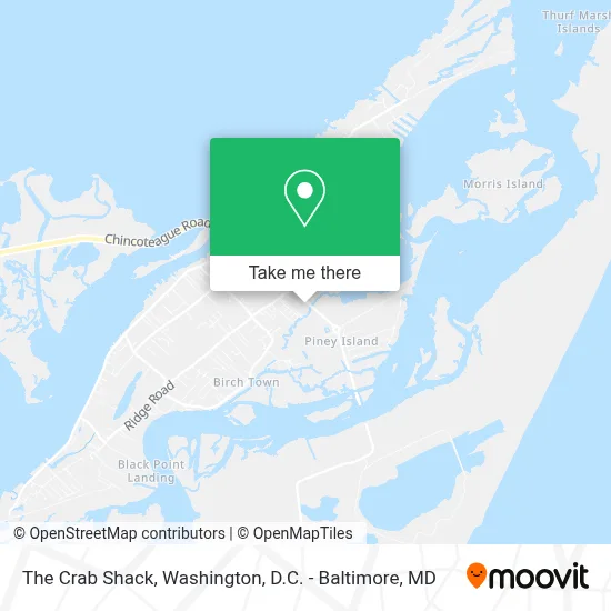 The Crab Shack map