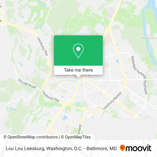 Lou Lou Leesburg map