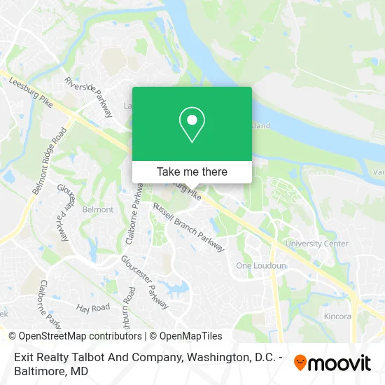 Exit Realty Talbot And Company map