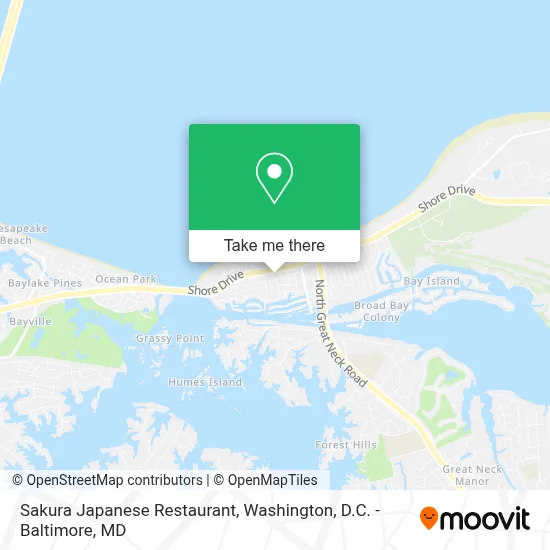 Sakura Japanese Restaurant map