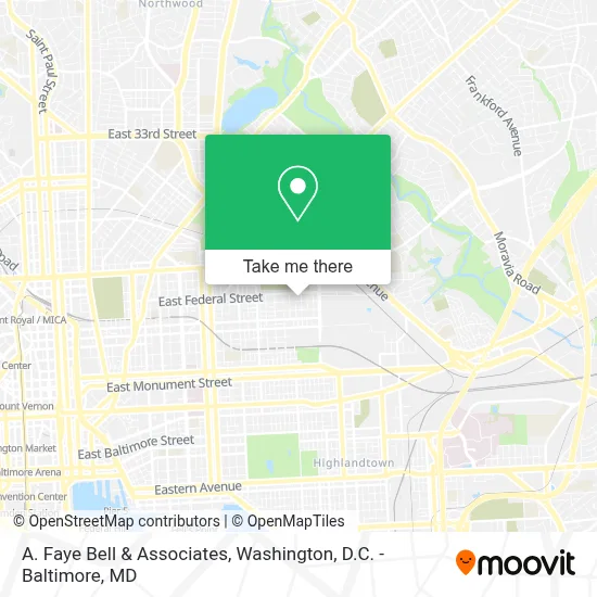 A. Faye Bell & Associates map