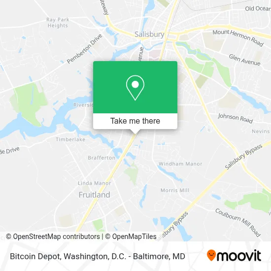 Bitcoin Depot map