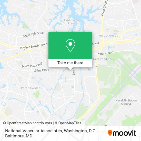 National Vascular Associates map