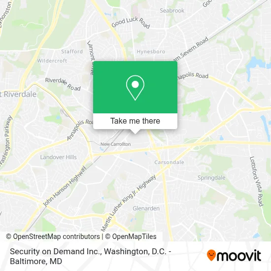 Security on Demand Inc. map