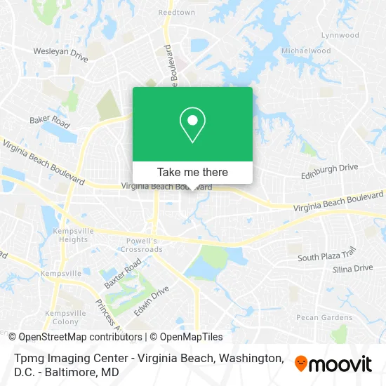 Tpmg Imaging Center - Virginia Beach map