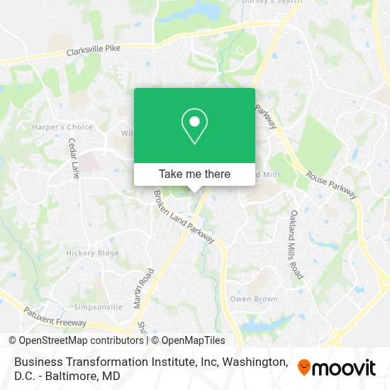 Business Transformation Institute, Inc map