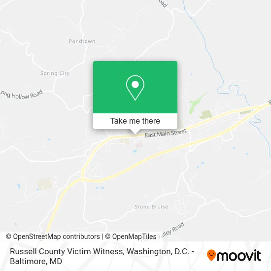 Russell County Victim Witness map