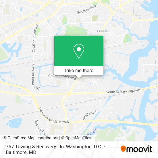 757 Towing & Recovery Llc map