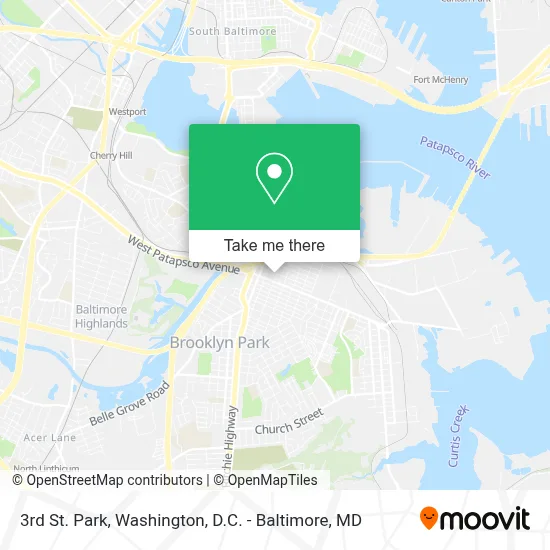 3rd St. Park map