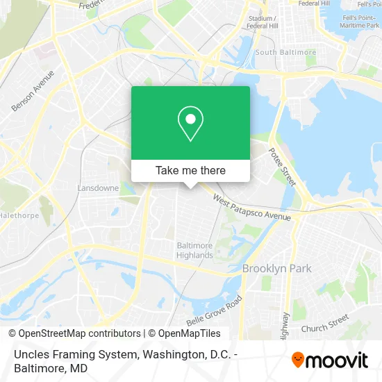 Uncles Framing System map