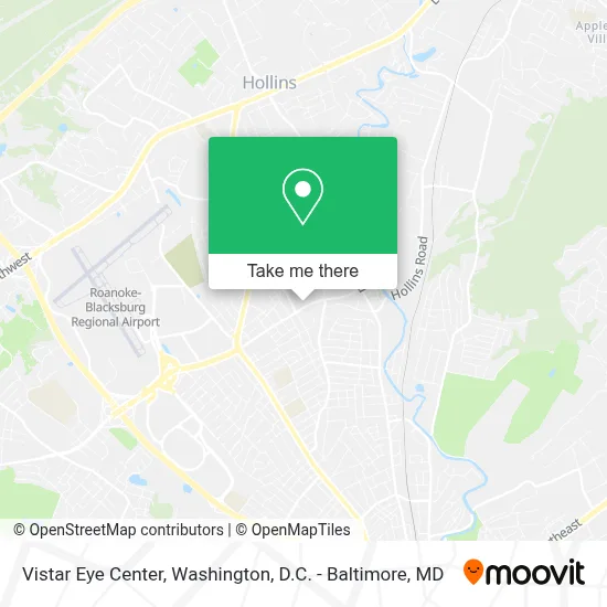 Vistar Eye Center map