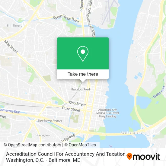 Accreditation Council For Accountancy And Taxation map