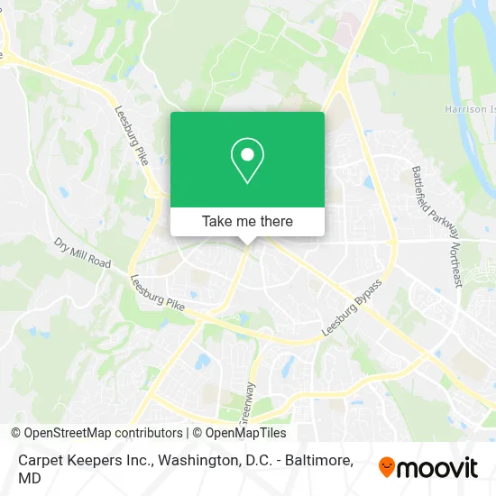 Carpet Keepers Inc. map