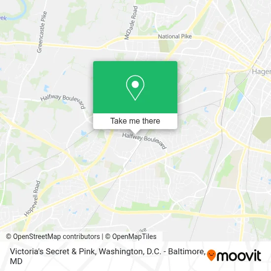 Victoria's Secret & Pink map