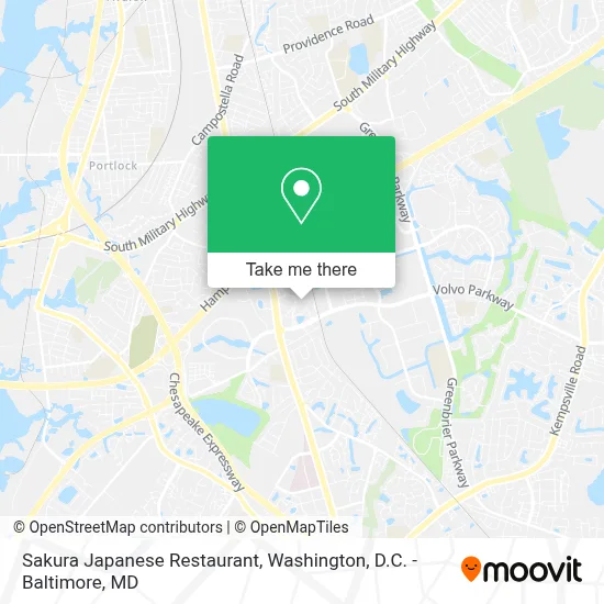 Sakura Japanese Restaurant map