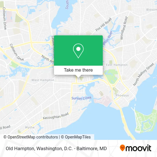 Old Hampton map