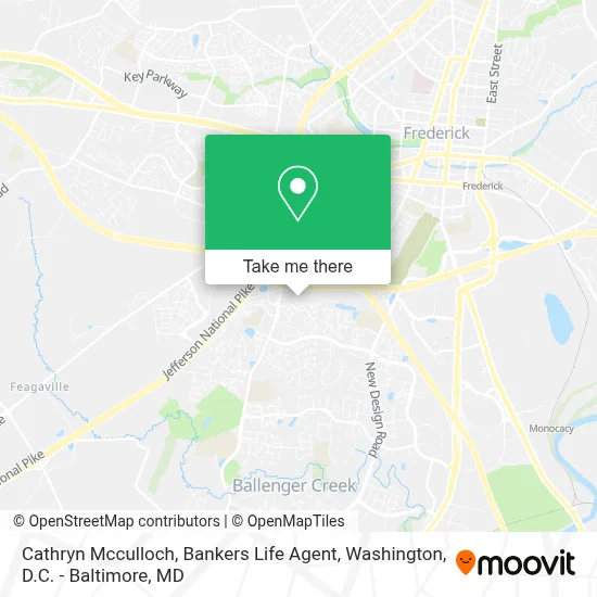 Cathryn Mcculloch, Bankers Life Agent map