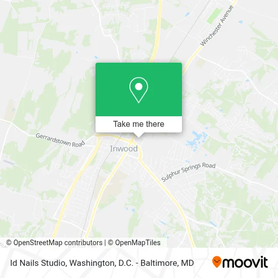 Id Nails Studio map