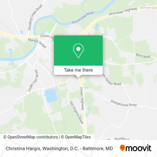 Christina Hargis map