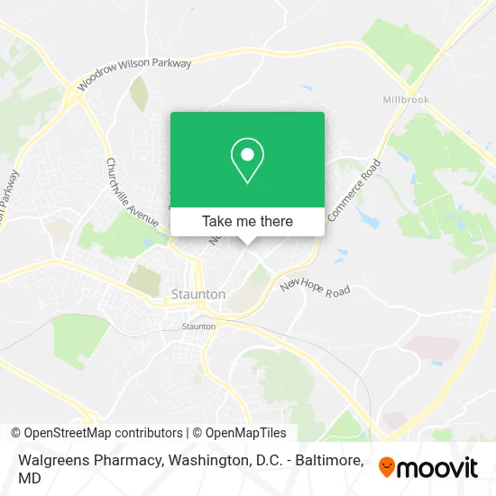 Walgreens Pharmacy map