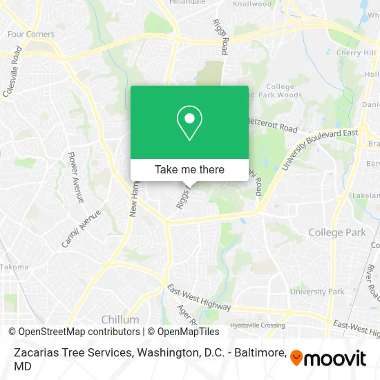 Zacarias Tree Services map