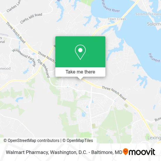 Walmart Pharmacy map