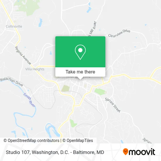 Studio 107 map